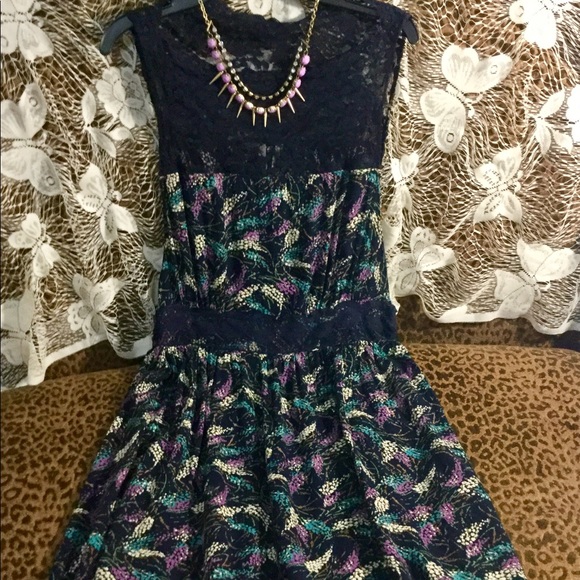 Free People Dresses & Skirts - Free People Dress & Necklace!